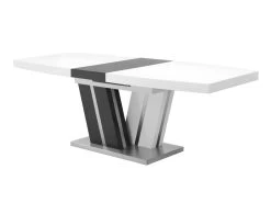 Table à Manger Extensible NOAMI II - 6 à 8 Couverts - MDF Laqué Gris Et Blanc 18 Table à Manger Extensible NOAMI II - 6 à 8 Couverts - MDF Laqué Gris Et Blanc -Magasin de meubles de restaurant table a manger 397771