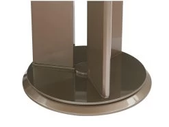 Table à Manger 4 Couverts En Céramique Et MDF - Effet Marbre Blanc Et Taupe Laqué - GOULBURN -Magasin de meubles de restaurant table a manger 7169823