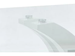 Table à Manger 6 Couverts En Verre Trempé Et MDF - Naturel Et Blanc - BARLATANA 15 Table à Manger 6 Couverts En Verre Trempé Et MDF - Naturel Et Blanc - BARLATANA -Magasin de meubles de restaurant table a manger 8754799