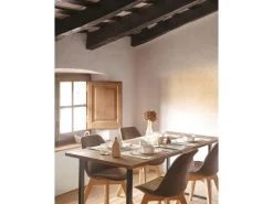 Table à Manger Zocco Chêne Foncé Et Noir 180x80cm 13 Table à Manger Zocco Chêne Foncé Et Noir 180x80cm -Magasin de meubles de restaurant table a manger 8940061