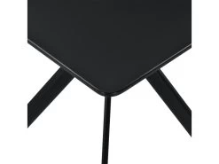 Table Salle à Manger Cuisine Pour 2 Personnes MDF Et Métal 60 Cm X 60 Cm Noir 03_0004116 9 Table Salle à Manger Cuisine Pour 2 Personnes MDF Et Métal 60 Cm X 60 Cm Noir 03_0004116 -Magasin de meubles de restaurant table a manger 8940129