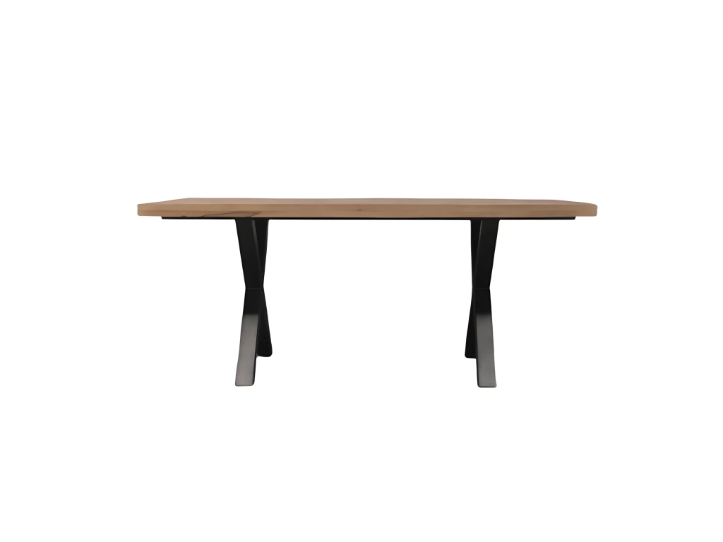 Table à Manger 180 Cm Pieds X Classic - Naturel 5 Table à Manger 180 Cm Pieds X Classic - Naturel – Image 3