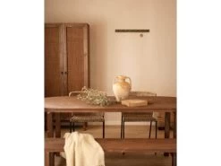 Table De Salle à Manger Olivia Noyer 180cm -Magasin de meubles de restaurant table a manger 8943205