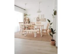 Table à Manger Zocco Naturelle Et Blanche 140x80cm 10 Table à Manger Zocco Naturelle Et Blanche 140x80cm -Magasin de meubles de restaurant table a manger 8943281