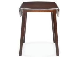 Table De Salon Salle à Manger Dîner Design Ronde à Abattant Mdf Marron 0902249 9 Table De Salon Salle à Manger Dîner Design Ronde à Abattant Mdf Marron 0902249 -Magasin de meubles de restaurant table a manger 8943341