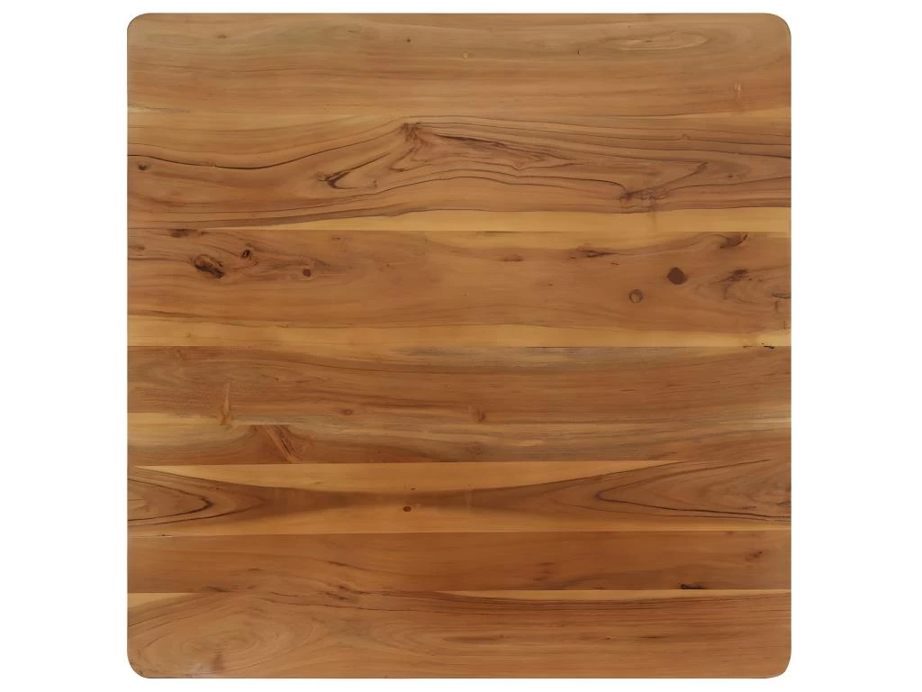 Table De Salon Salle à Manger Design Bois D'acacia Et Acier 75 Cm 0902308 4 Table De Salon Salle à Manger Design Bois D'acacia Et Acier 75 Cm 0902308 – Image 2