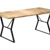 Table De Salon Salle à Manger Design 180 Cm Bois De Manguier Massif 0902284 -Magasin de meubles de restaurant table a manger 8943891