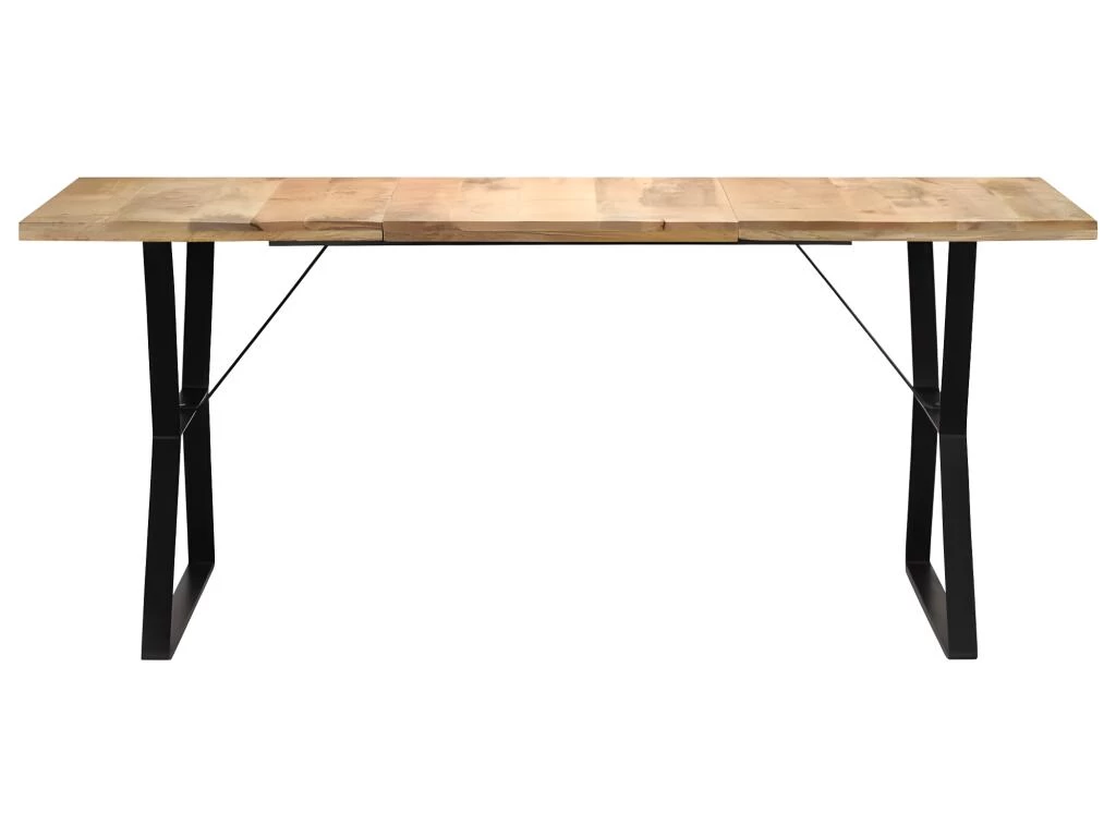 Table De Salon Salle à Manger Design 180 Cm Bois De Manguier Massif 0902284 4 Table De Salon Salle à Manger Design 180 Cm Bois De Manguier Massif 0902284 – Image 2