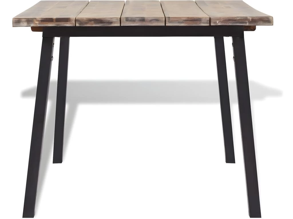 Table De Salon Salle à Manger Design 170 X 90 Cm Bois D'acacia Massif 0902162 5 Table De Salon Salle à Manger Design 170 X 90 Cm Bois D'acacia Massif 0902162 – Image 3