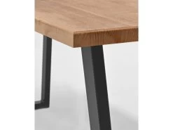 Table à Manger Gala Chêne Foncé Et Noir 140cm 13 Table à Manger Gala Chêne Foncé Et Noir 140cm -Magasin de meubles de restaurant table a manger 8944247