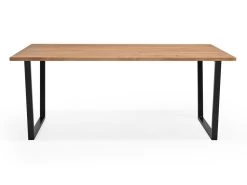 Table à Manger Gala Chêne Foncé Et Noir 140cm 15 Table à Manger Gala Chêne Foncé Et Noir 140cm -Magasin de meubles de restaurant table a manger 8944251