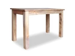 Table De Salon Salle à Manger Design Bois De Récupération 120 X 60 X 77 Cm 0902178 -Magasin de meubles de restaurant table a manger 8944387