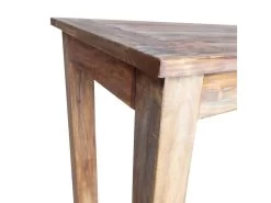 Table De Salon Salle à Manger Design Bois De Récupération 120 X 60 X 77 Cm 0902178 -Magasin de meubles de restaurant table a manger 8944391