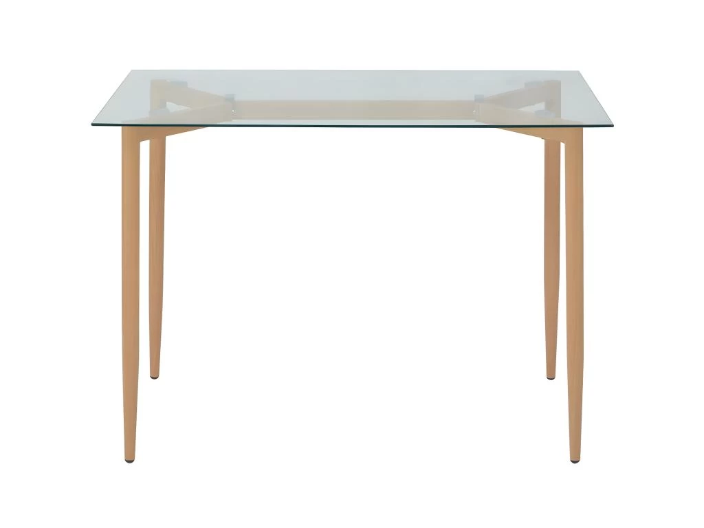 Table De Salon Salle à Manger Design 120 Cm Marron 0902130 4 Table De Salon Salle à Manger Design 120 Cm Marron 0902130 – Image 2