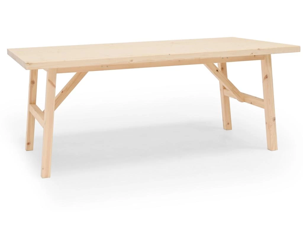 Table à Manger Siep Naturelle 120cm 3 Table à Manger Siep Naturelle 120cm