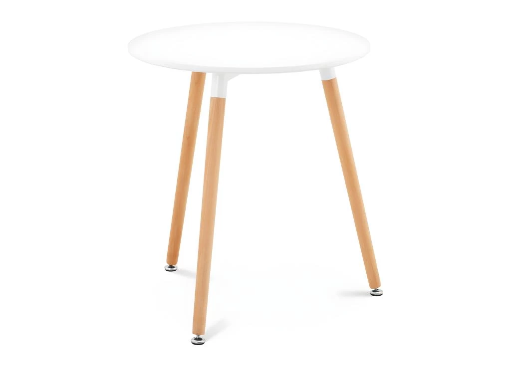 Tables Salle à Manger Cuisine Plateau Rond Diamètre 60 Cm Coloris Blanc 14_0003603 3 Tables Salle à Manger Cuisine Plateau Rond Diamètre 60 Cm Coloris Blanc 14_0003603