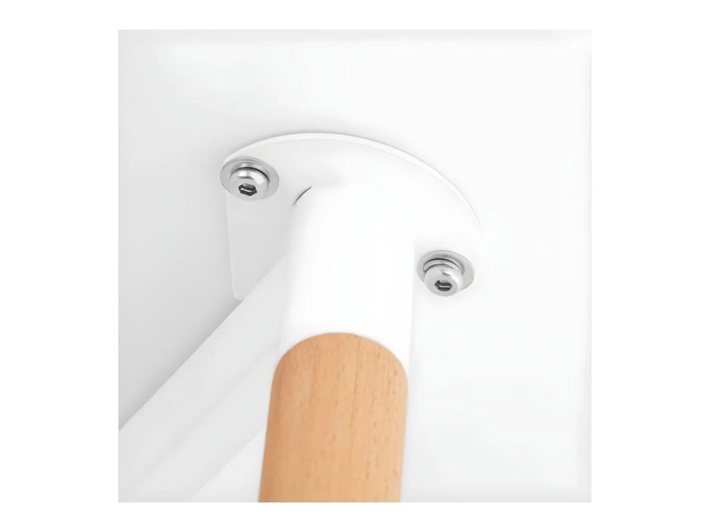 Tables Salle à Manger Cuisine Plateau Rond Diamètre 60 Cm Coloris Blanc 14_0003603 4 Tables Salle à Manger Cuisine Plateau Rond Diamètre 60 Cm Coloris Blanc 14_0003603 – Image 2