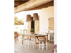 Table à Manger Siep Chêne Foncé 120cm -Magasin de meubles de restaurant table a manger 8945631