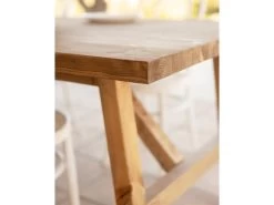 Table à Manger Siep Chêne Foncé 120cm -Magasin de meubles de restaurant table a manger 8945633