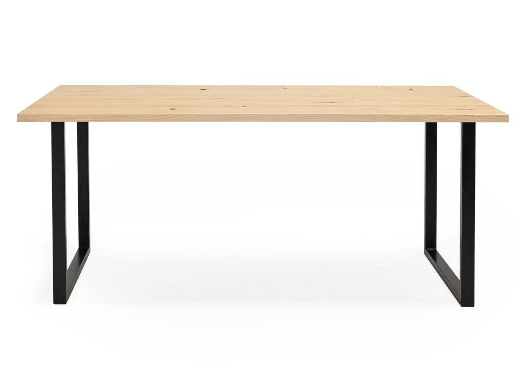 Table à Manger Zocco Naturelle Et Noir 200x80cm 9 Table à Manger Zocco Naturelle Et Noir 200x80cm – Image 7