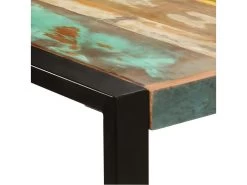 Table De Salon Salle à Manger Dîner Design 220 Cm Bois De Récupération Solide 0902233 -Magasin de meubles de restaurant table a manger 9255189