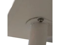 ZURI - Table Rectangulaire Blanche Et Pieds Effet Bois 11 ZURI - Table Rectangulaire Blanche Et Pieds Effet Bois -Magasin de meubles de restaurant table a manger 9320739