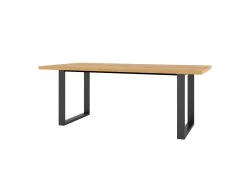 Table 8 Personnes Pour Salle à Manger Collection MILO Coloris Chêne.