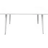 Table 160 X 90 Collection RENNES Pieds Métal Et Plateau Blanc. Table Design. -Magasin de meubles de restaurant table a manger 9539753