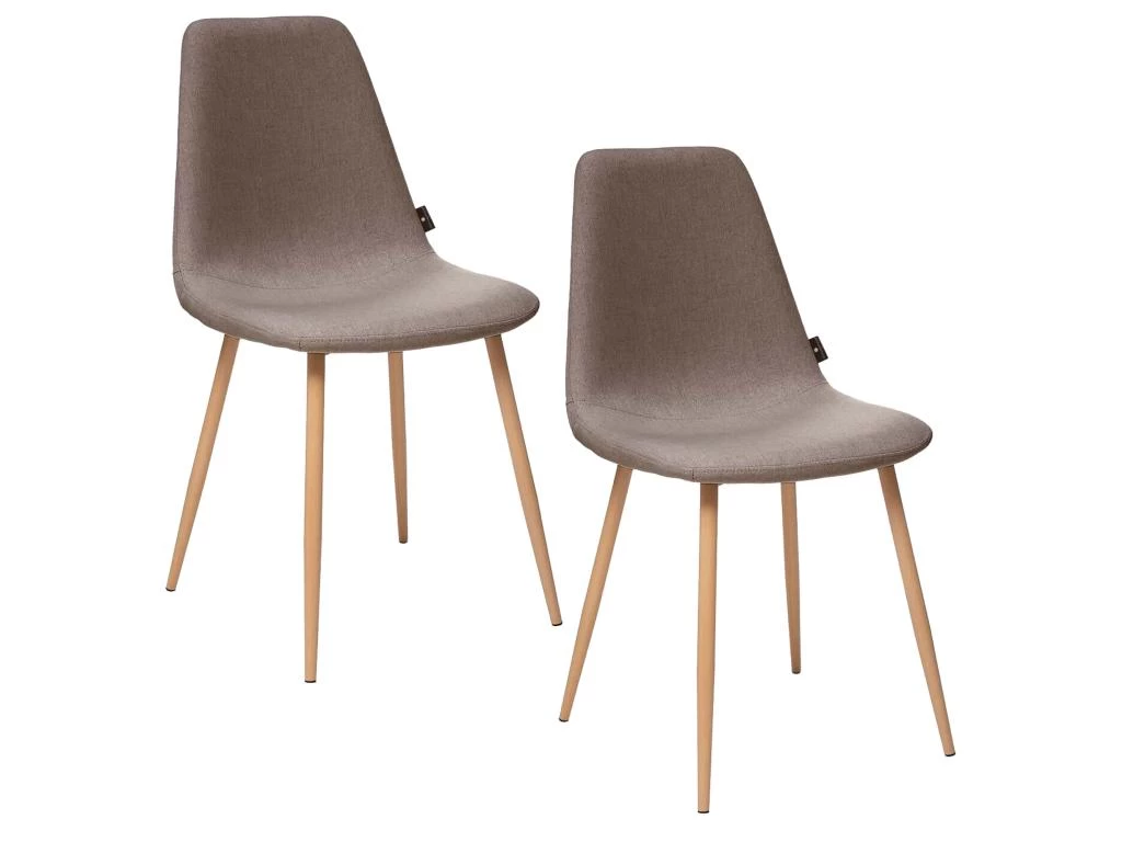 Ensemble De 4 Chaises Marron, 44x51x86 4 Ensemble De 4 Chaises Marron, 44x51x86 – Image 2